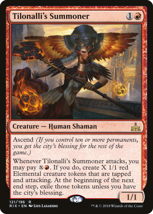 Tilonalli's Summoner (RIX-121) - rare - Foil