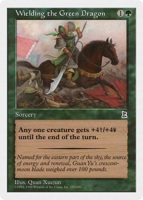 Wielding the Green Dragon (PTK-157) - common