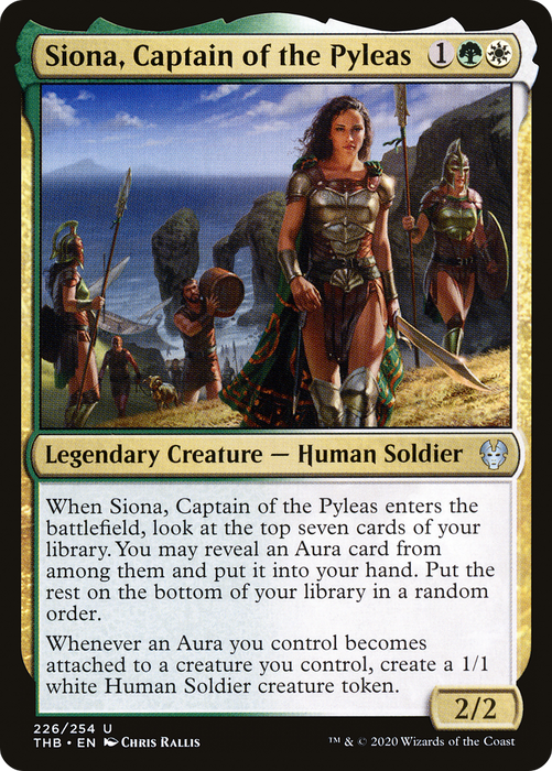 Siona, Captain of the Pyleas (THB-226) - uncommon