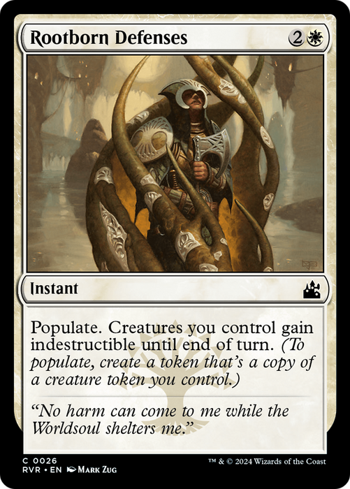 Rootborn Defenses (RVR-026) - common - Foil