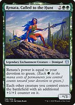 Renata, Called to the Hunt (THB-196) - uncommon: (enchantment)