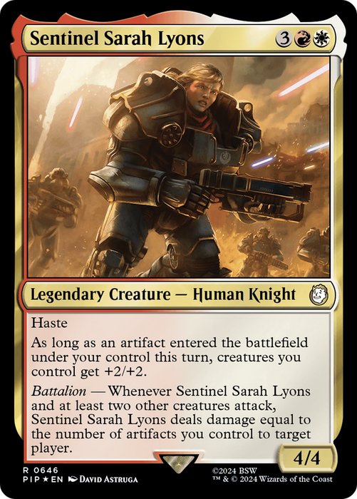 Sentinel Sarah Lyons (PIP-646) - rare - Foil