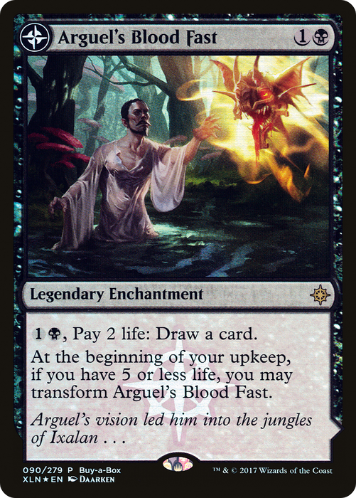 Arguel's Blood Fast // Temple of Aclazotz (BABP-090) - rare: (compasslanddfc) - Foil