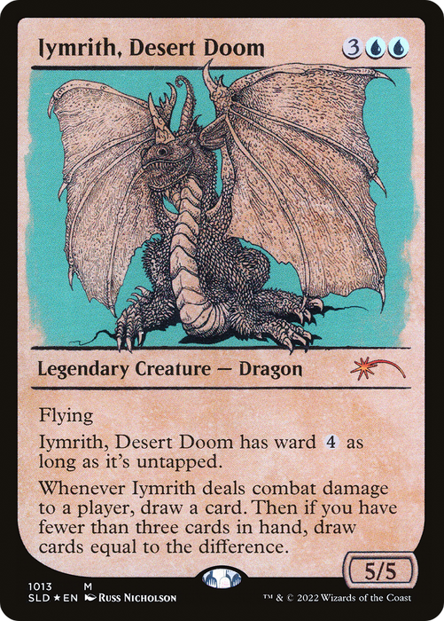 Iymrith, Desert Doom (SLD-1013) - mythic: (Showcase) - Foil