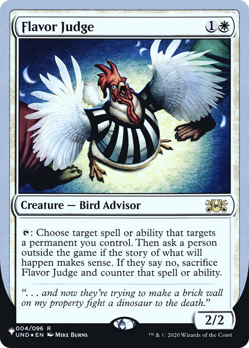 Flavor Judge (LIST-003) - rare - Foil