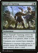 Garruk's Uprising (SCD-185) - uncommon