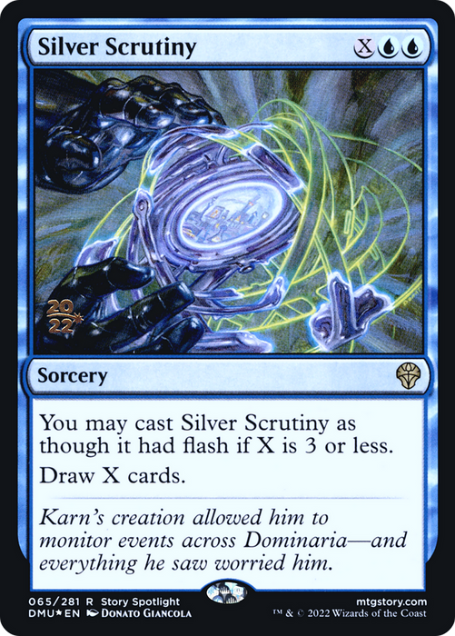 Silver Scrutiny (PRE-65S) - rare - Foil