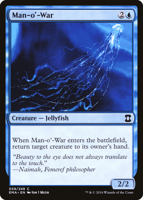 Man-o'-War (EMA-059) - common - Foil