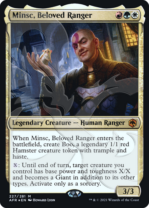 Minsc, Beloved Ranger (AFR&-227A) - mythic - Foil