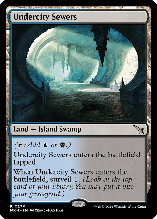Undercity Sewers (MKM-270) - rare - Foil