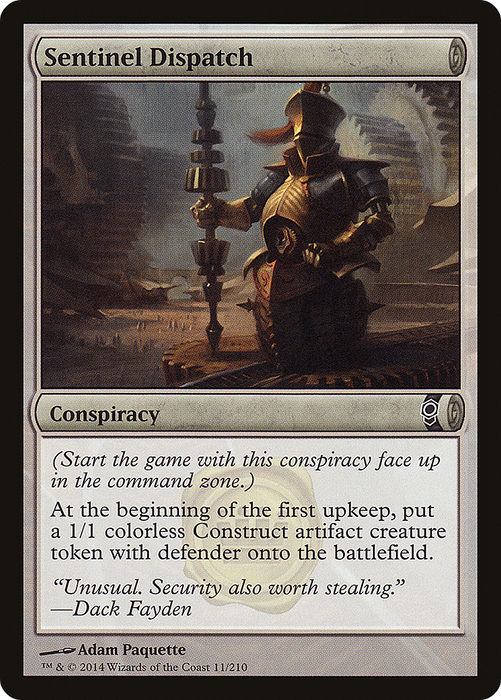 Sentinel Dispatch (CNS-011) - common