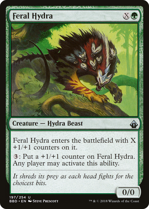 Feral Hydra (BBD-197) - uncommon - Foil