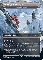 Academy Ruins (SLD-1506) - rare / Kitezh, Sunken City (Borderless) - Foil