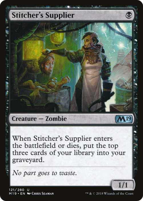 Stitcher's Supplier (M19-121) - uncommon - Foil