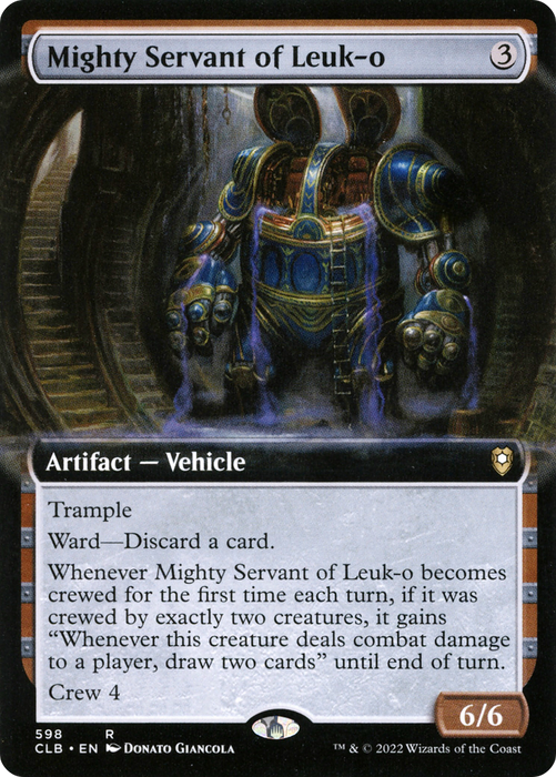 Mighty Servant of Leuk-o (CLB-598) - rare: (Extended Art)