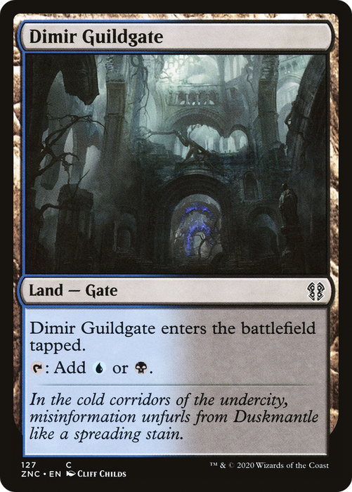 Dimir Guildgate (ZNC-127) - common