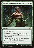 Return of the Wildspeaker (AFC-168) - rare