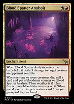 Blood Spatter Analysis (MKM-189) - rare - Foil