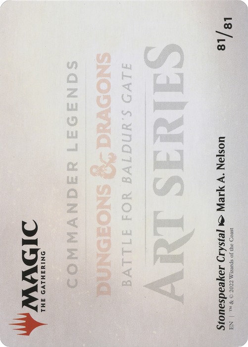 Stonespeaker Crystal // Stonespeaker Crystal (ACLB-081) - common (Borderless)