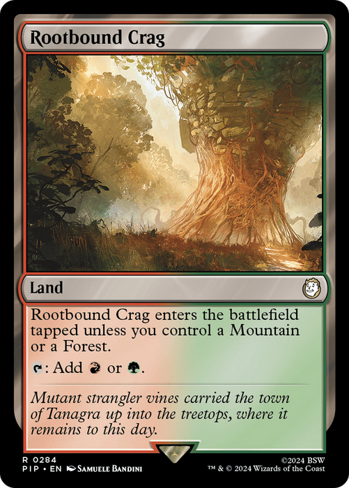 Rootbound Crag (PIP-284) - rare - Foil