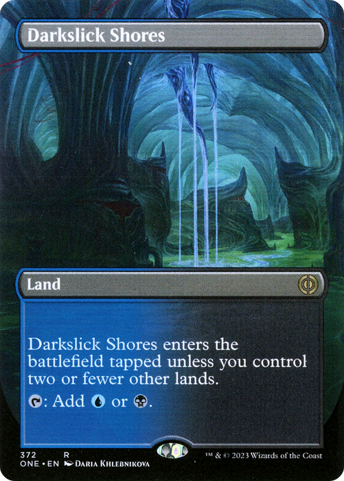 Darkslick Shores (ONE-372) - rare (Borderless) - Foil