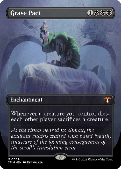 Grave Pact (CMM-639) - mythic (Borderless) - Foil