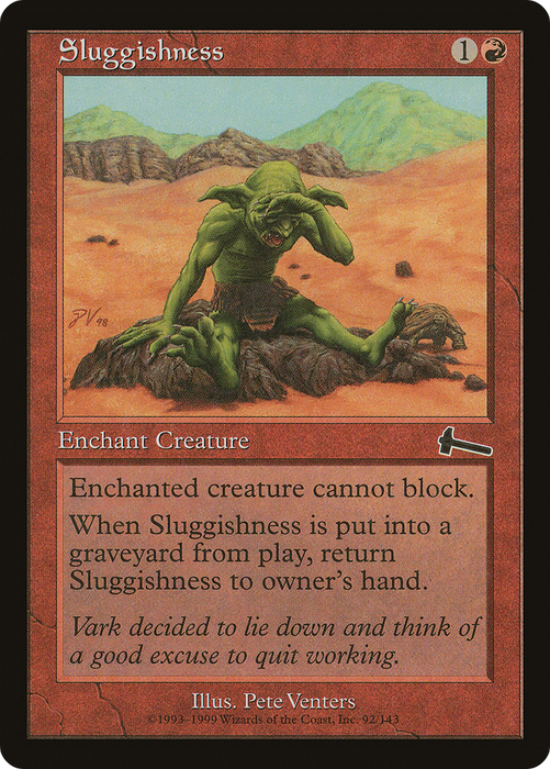 Sluggishness (ULG-092) - common - Foil