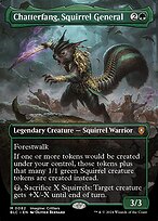 Chatterfang, Squirrel General (BLC-082) - mythic (Borderless) - Foil