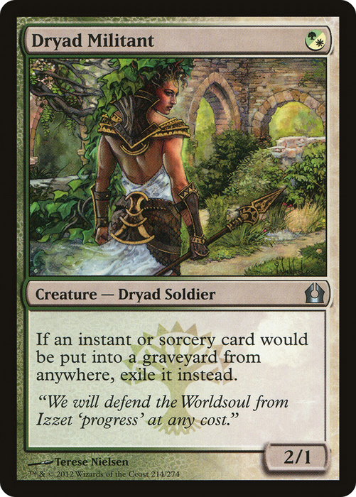 Dryad Militant (RTR-214) - uncommon