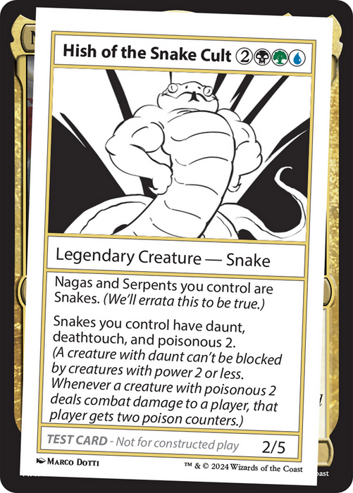 Hish of the Snake Cult (MB2PC-356) - rare