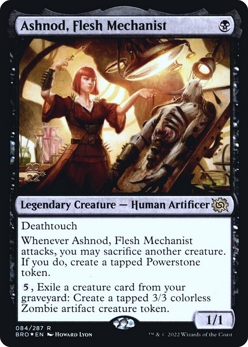 Ashnod, Flesh Mechanist (PRE-84S) - rare - Foil