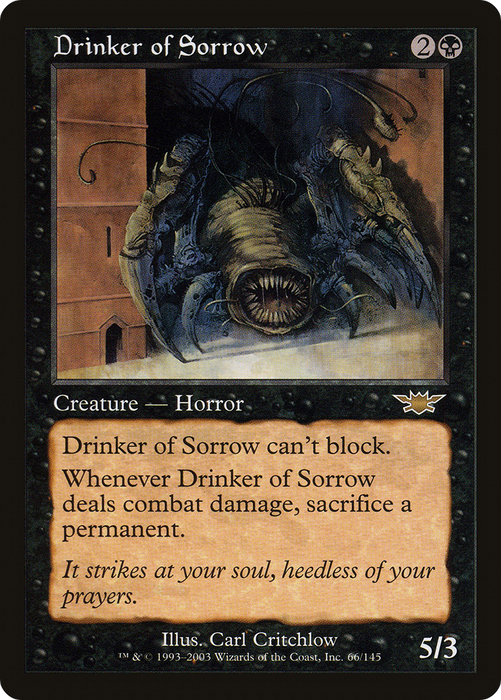 Drinker of Sorrow (LGN-066) - rare
