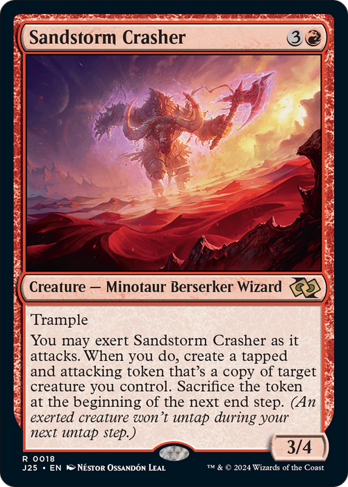 Sandstorm Crasher (J25-018) - rare
