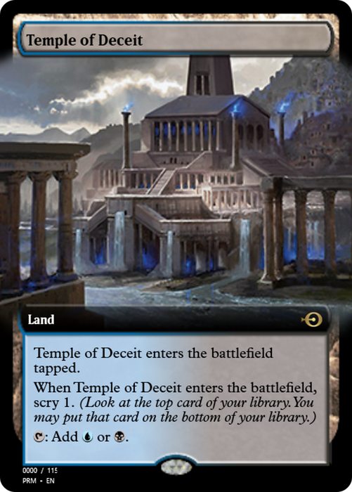 Temple of Deceit (PRM-79873) - rare - Foil