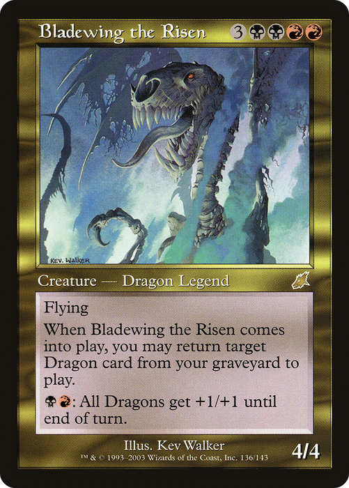 Bladewing the Risen (SCG-136) - rare - Foil