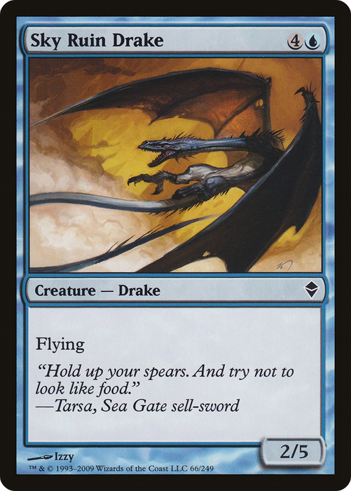 Sky Ruin Drake (ZEN-066) - common - Foil