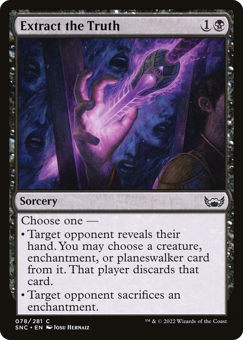 Extract the Truth (SNC-078) - common - Foil