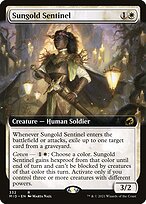 Sungold Sentinel (MID-332) - rare: (Extended Art)