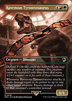 Ravenous Tyrannosaurus (REX-018) - rare (Borderless)