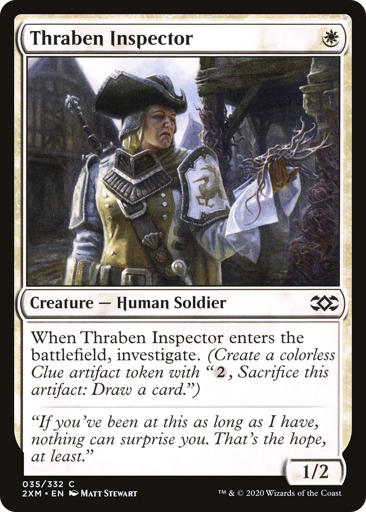 Thraben Inspector (2XM-035) - common - Foil