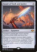 Sword of Truth and Justice (MH1-229) - mythic - Foil