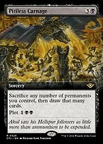 Pitiless Carnage (OTJ-326) - rare: (Extended Art)