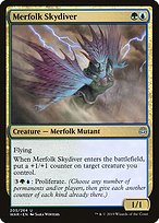 Merfolk Skydiver (WAR-205) - uncommon - Foil