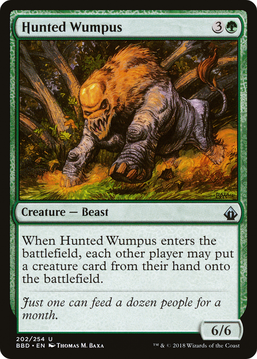 Hunted Wumpus (BBD-202) - uncommon - Foil