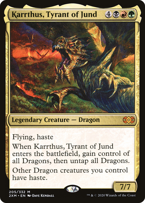 Karrthus, Tyrant of Jund (2XM-205) - mythic - Foil