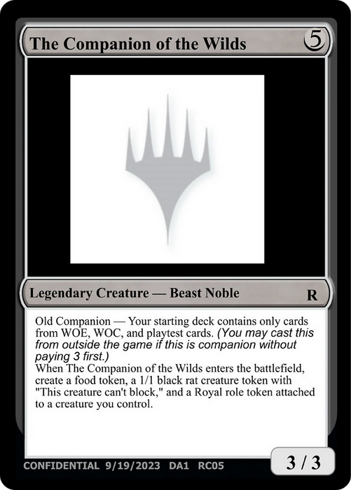 The Companion of the Wilds (UNK-RC05B) - rare