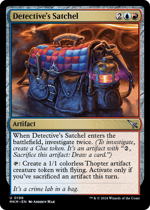 Detective's Satchel (MKM-196) - uncommon