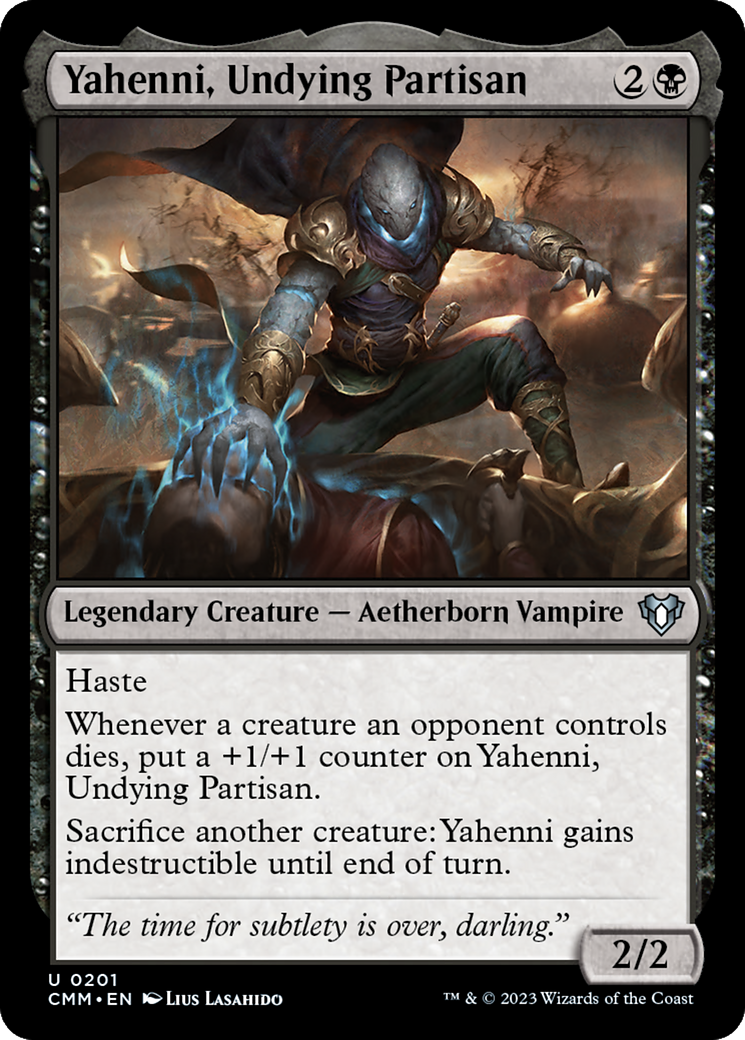 Yahenni, Undying Partisan (CMM-201) - uncommon - Foil