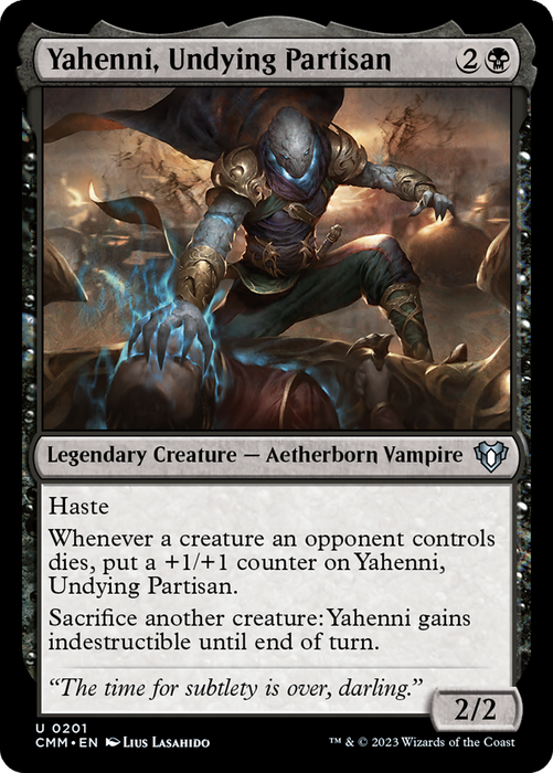 Yahenni, Undying Partisan (CMM-201) - uncommon - Foil