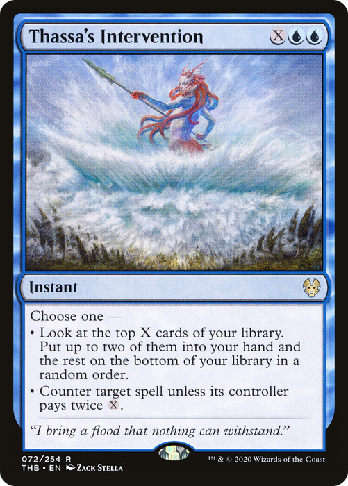 Thassa's Intervention (THB-072) - rare